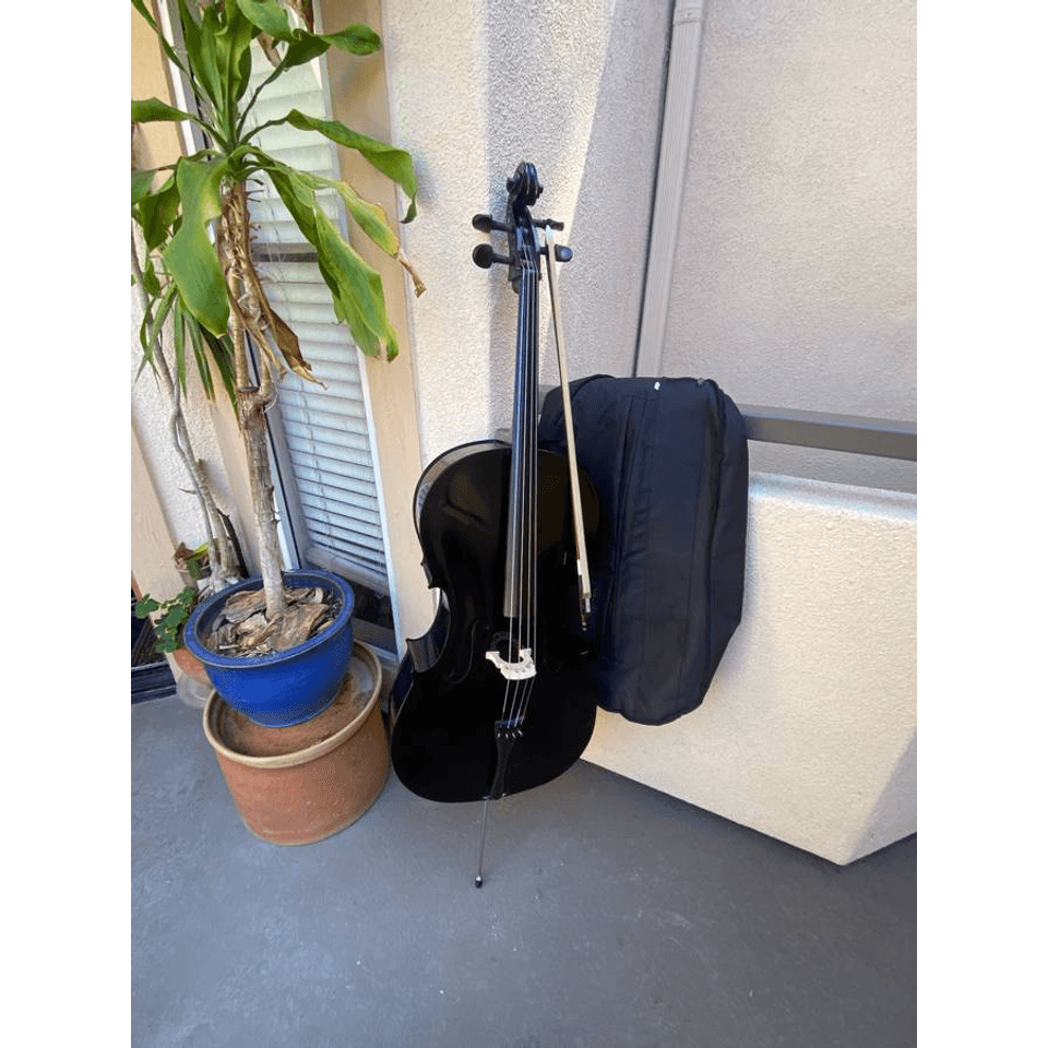 4/4 Cello pretty Black
