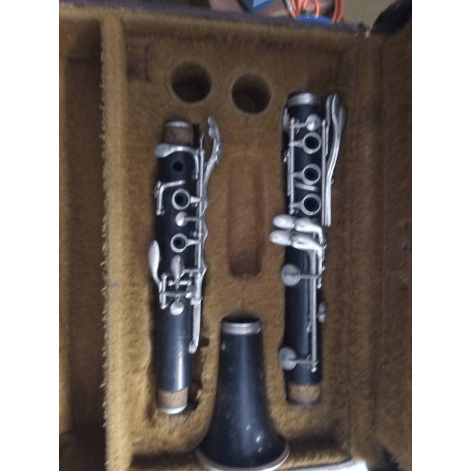 Vintage Jean Cartier 4 star wood clarinet