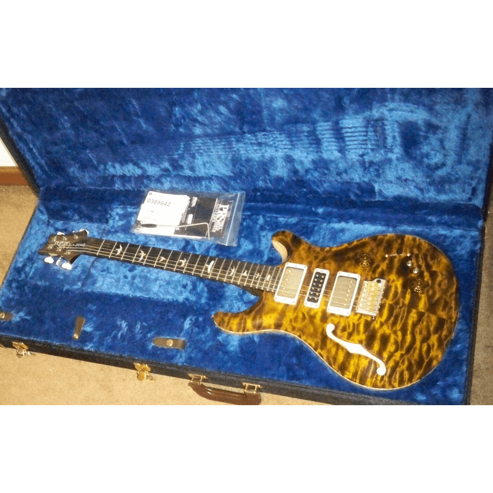 2024 Wood Library PRS Special 22 Lt Ed Yellow Tiger Swamp Ash