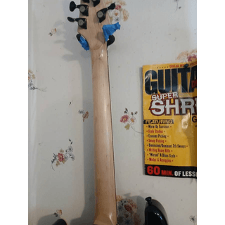 For sale or trade pink flame top with locking tuners and humbucker image 5