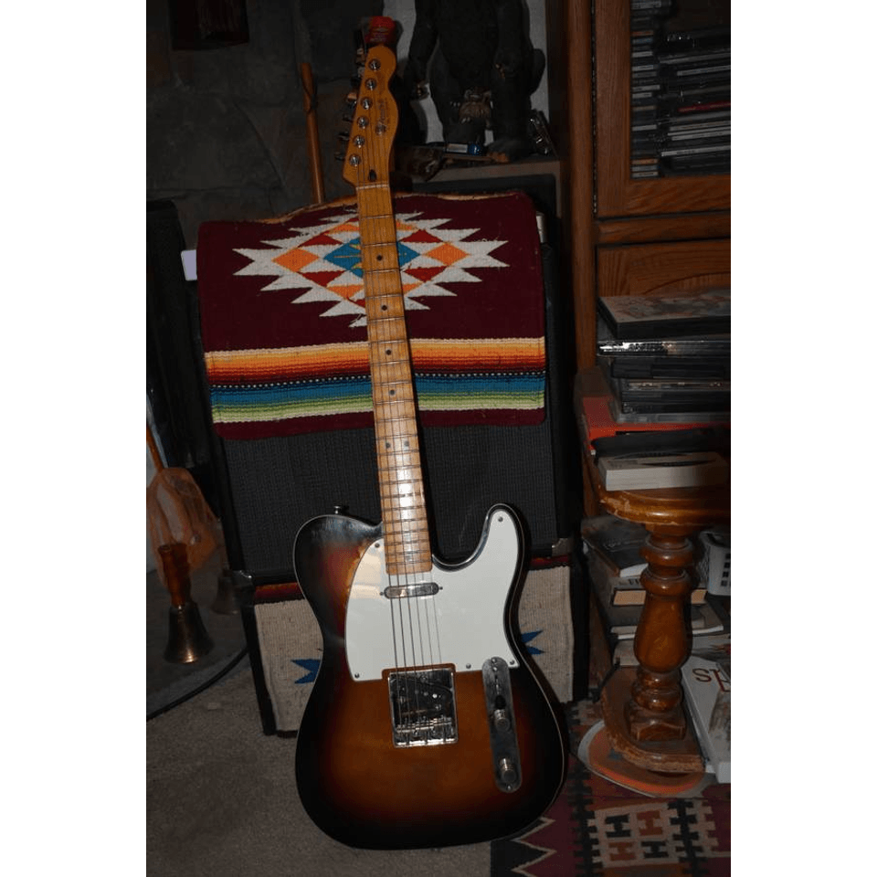 Fender MIM Telecaster Sunburst with Binding Trade for Super Reverb