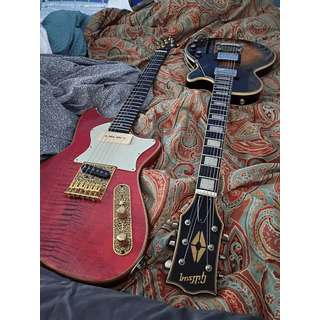 All kinds of USA guitars and amps. Plus two imports. All serviced and worked per image 3