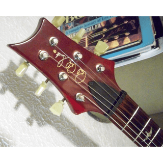 2001 PRS Single Cut 10 Top Cherry Sunburst with Wide Fat Neck Birds image 4