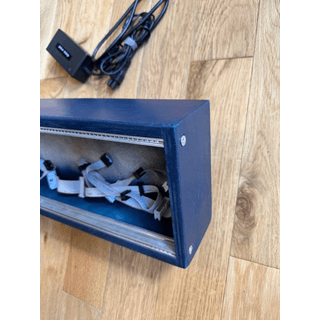 4ms powered 84hp Eurorack case desktop slanted wood image 2