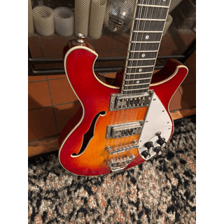 FS/FT - Harley Benton RB-612CS 12-String Semi-Hollow – Cherry Sunburst image 2