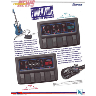 Ibanez Power Trio PT3 Guitar- vintage multi-effect pedal image 5
