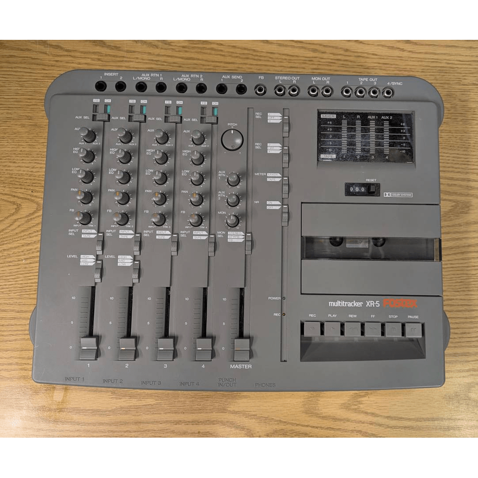 Fostex XR-5 4-Track Cassette Mixer