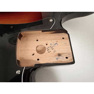 Loaded Fender Precision brown sunburst bass body image 2