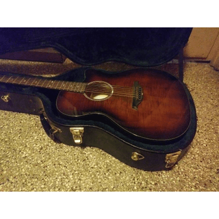 BC Rich acoustic/elec cut away -Tigers Eye Burst w/case & Schaller image 3
