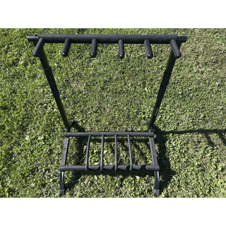 Gator Mic Stand Bag and On-Stage 5 space guitar rack Trade or Offer image 2