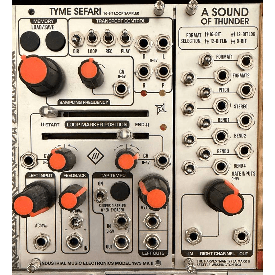 Industrial Music Electronics / Harvestman Tyme Sefari and A Sound of Thunder