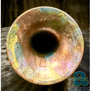SCHAGERL GANSCH HORN Bb TRUMPET M/LIGHT—CSTM SATIN+24K GOLD—FAST/QUIET image 4