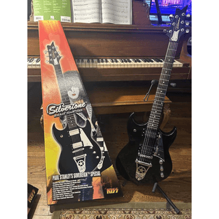 🎸KISS Paul Stanley Sovereign Silvertone Guitar Open Box Mint -Trades? image 2