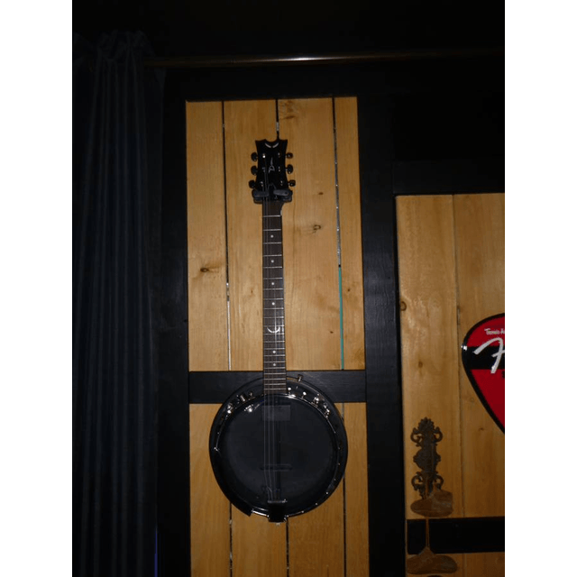 DEAN BACKWOODS ELECTRIC SIX STRING BANJO WITH GROVER TUNERS