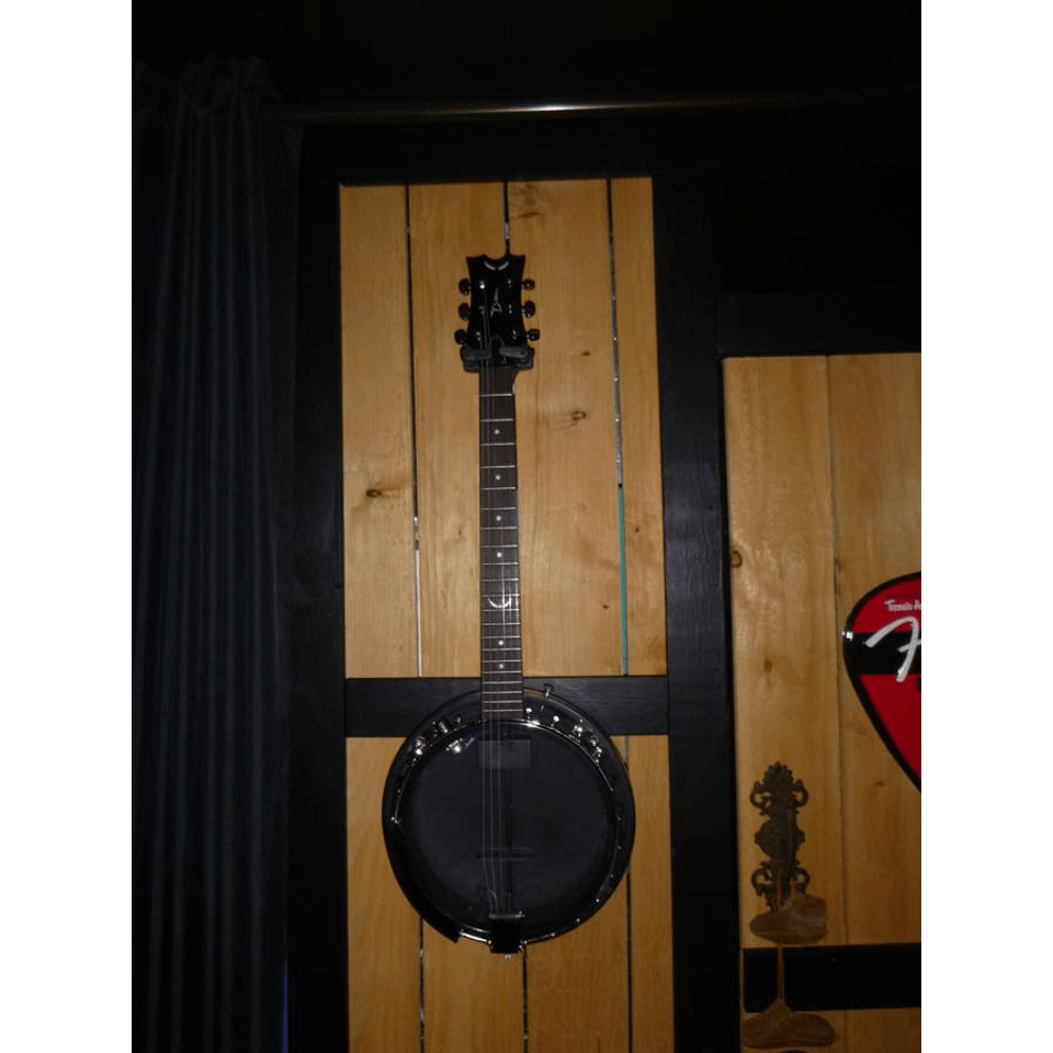 DEAN BACKWOODS ELECTRIC SIX STRING BANJO WITH GROVER TUNERS