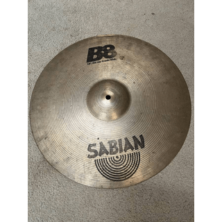 Zildjian 20" Medium Ride and 18" B8 Sabian Crash Ride image 2