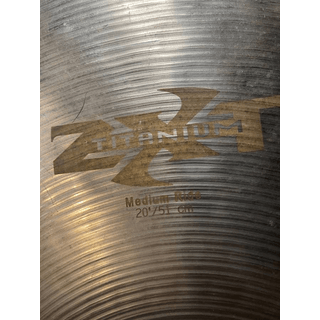 Zildjian 20" Medium Ride and 18" B8 Sabian Crash Ride image 5