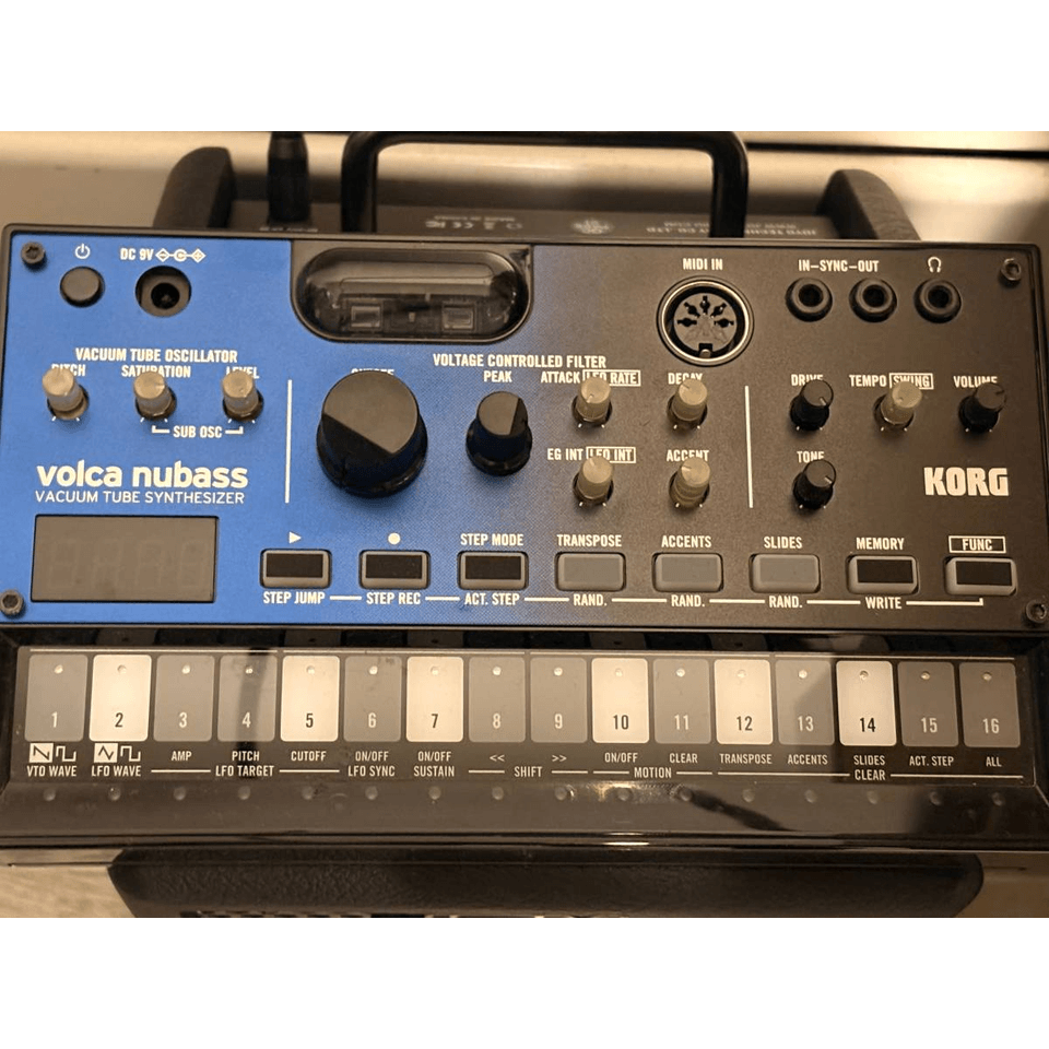 KORG VOLCA NUBASS VACUUM TUBE BASS SYNTHESIZER 303 Clone