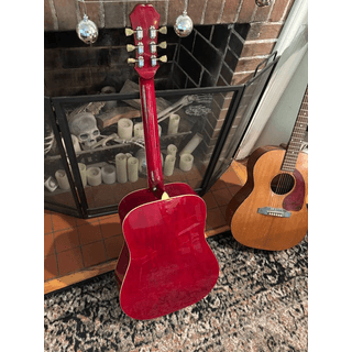 FS/FT - 2000 Epiphone Dove Acoustic – Heritage Cherry Sunburst image 5