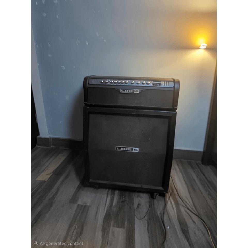 Line 6 Spider III 150 X 2, Line 6 4x12 cab & pedals