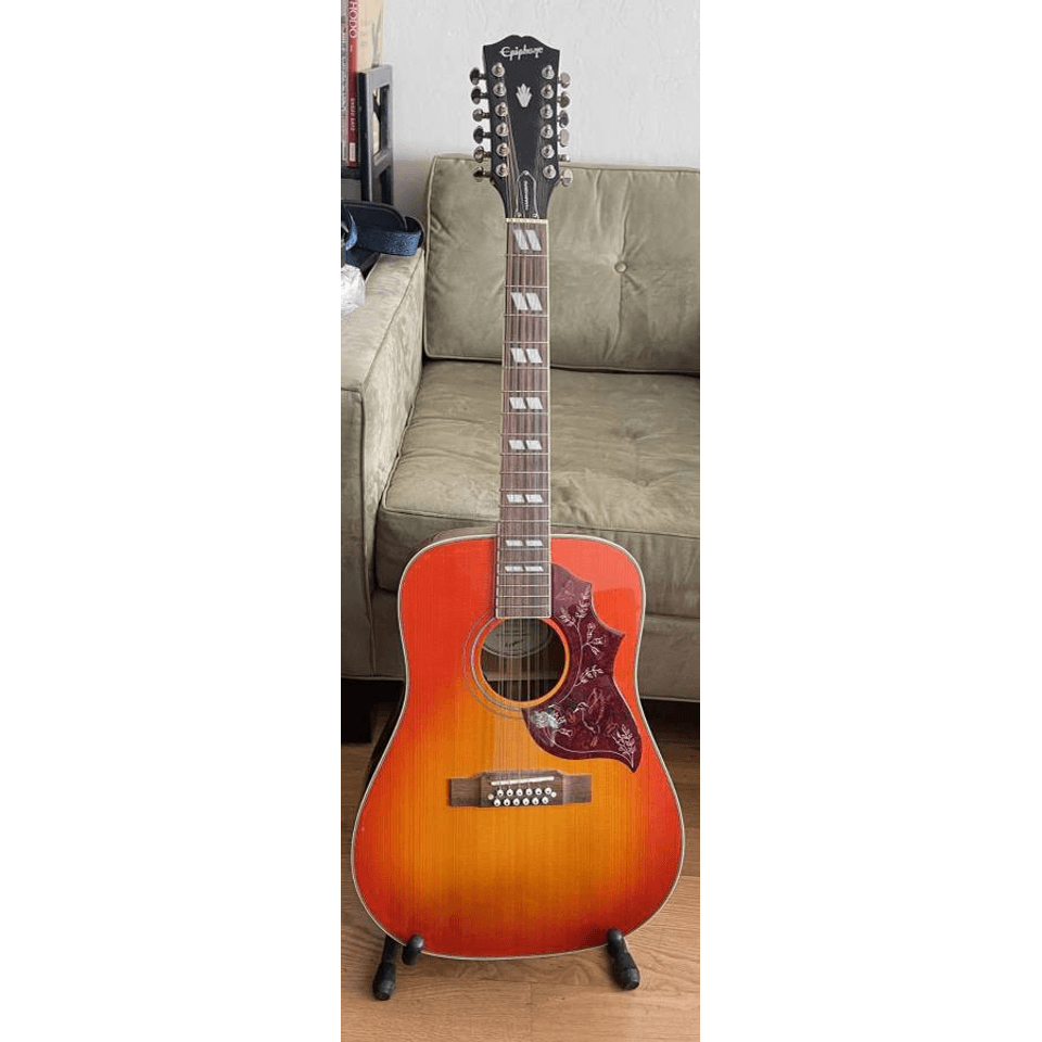 Epiphone Hummingbird 12-String Acoustic Guitar FS/FT
