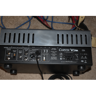 Carvin V3m head. with cover, footswitch, Rack Brackets sell or trade image 4