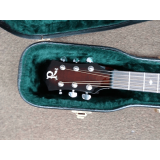 BC Rich acoustic/elec cut away -Tigers Eye Burst w/case & Schaller image 2