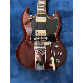 Angus Young signature 2006 Gibson SG electric guitar - aged cherry image 2