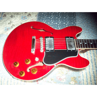 2005 Gibson ES-336 Custom Shop 2AA Flame Faded Cherry Semi Hollow 7.6 image 3
