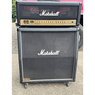 Marshall MA100H 100 watt amp head and JCM 900 1960A 4x12 Cabinet Half image 2
