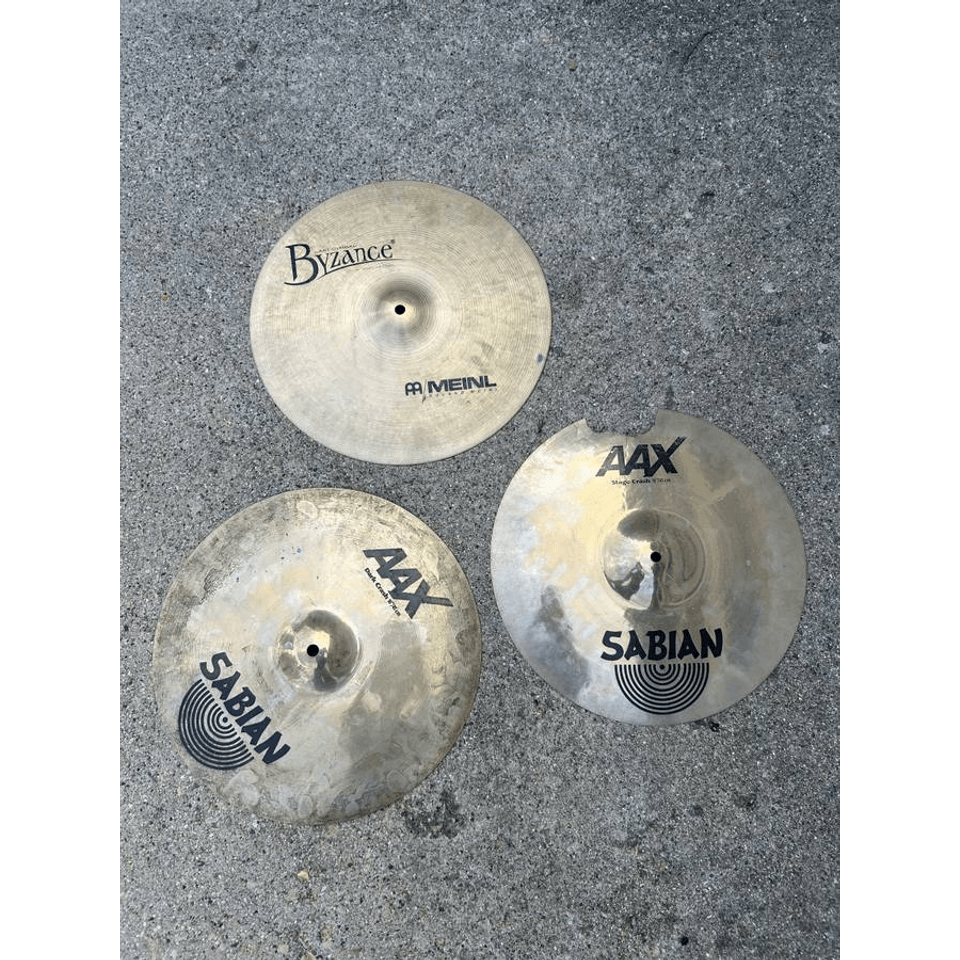Cymbals - Sabian / AA Meinl (cracked)