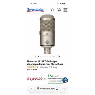 Neumann M147 Tube Microphone. Trades Read First image 3