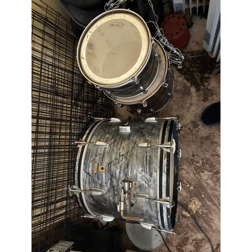 Antique Ludwig 3 piece shell kit