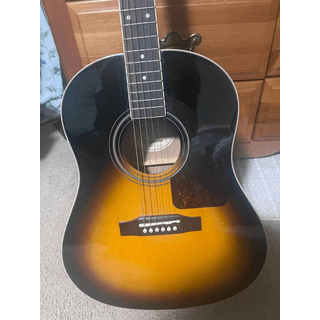 Epiphone AJ-220S VS Advanced Jumbo Acoustic Guitar - Vintage Sunburst image 4