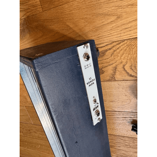 4ms powered 84hp Eurorack case desktop slanted wood image 4