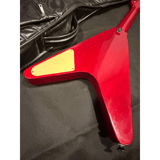 Vintage 80s D' Mini by Phased Systems Flying Vee V Travel Guitar Case image 4