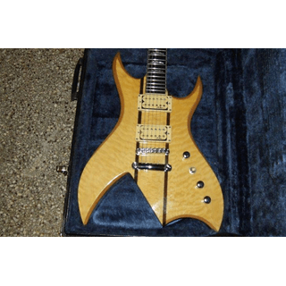 Exotic Woods BC Rich Bich with strap locks and hard shell case image 2