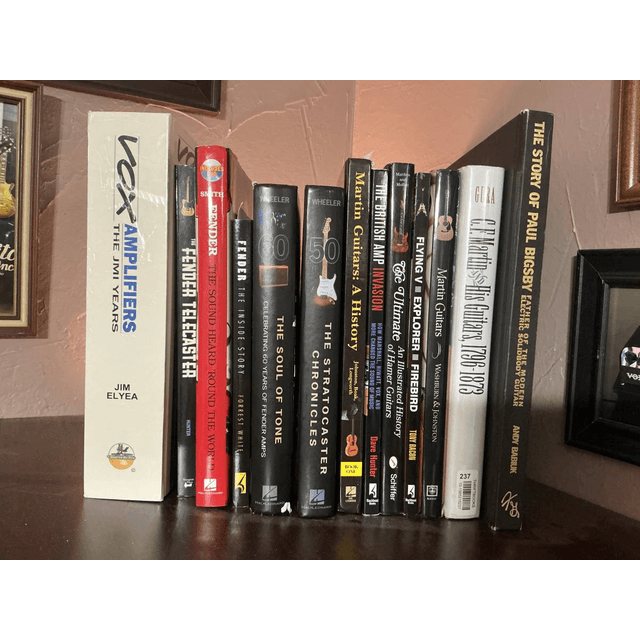trade for guitar amp .. 12 FABULOUS guitar / amp books .. see photos