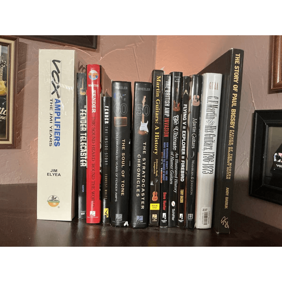 trade for guitar amp .. 12 FABULOUS guitar / amp books .. see photos