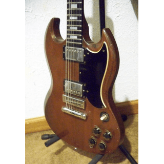 1974 Gibson SG Standard Walnut 1 Pc Body Thin Neck 7.4 Lbs image 2