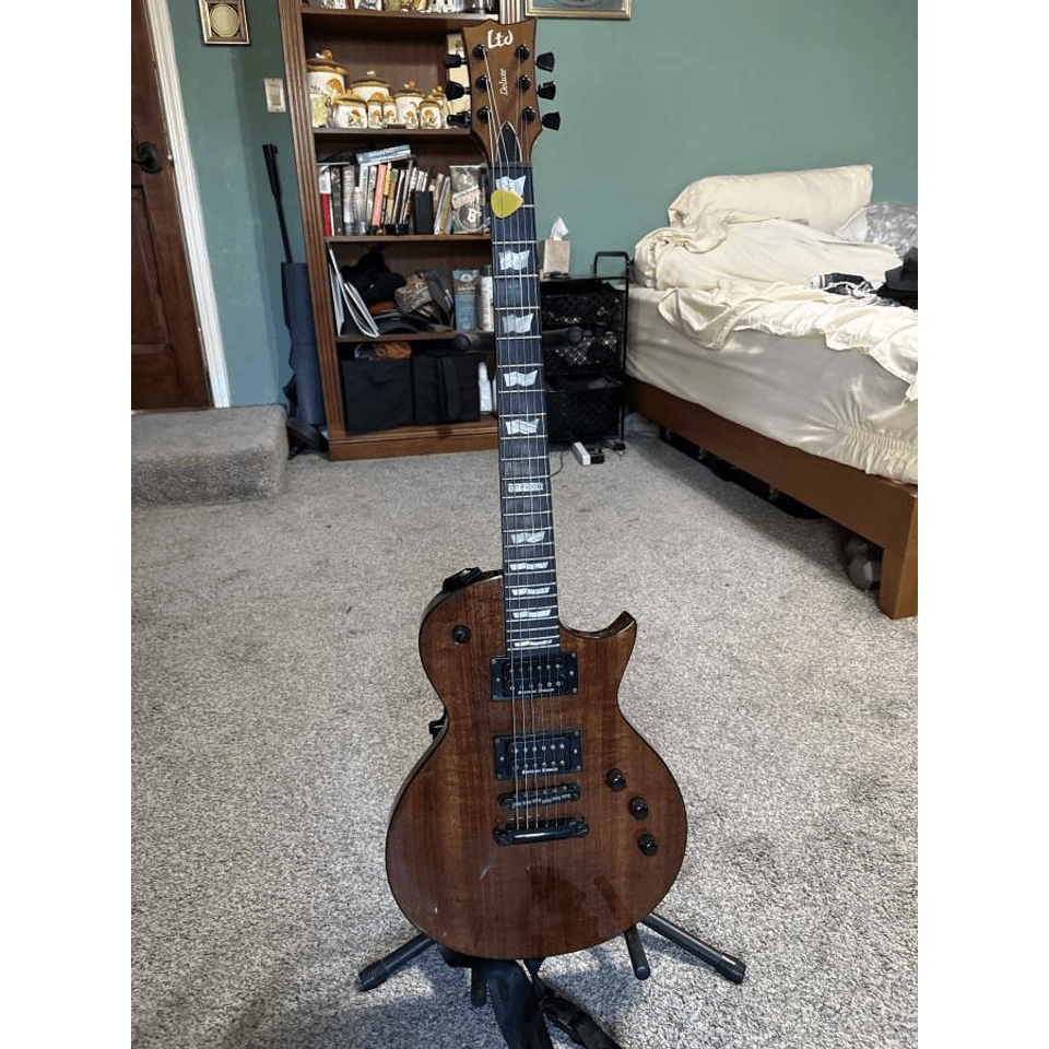 LTD EC-1000 Deluxe Koa Top