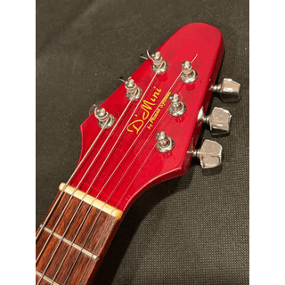Vintage 80s D' Mini by Phased Systems Flying Vee V Travel Guitar Case image 5
