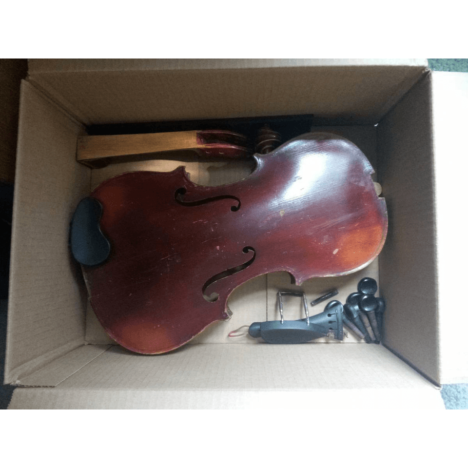100 plus year old German violin with bow