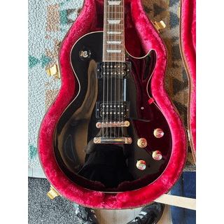 Gibson Les Paul standard - case - ebony / natural - electric guitar image 3