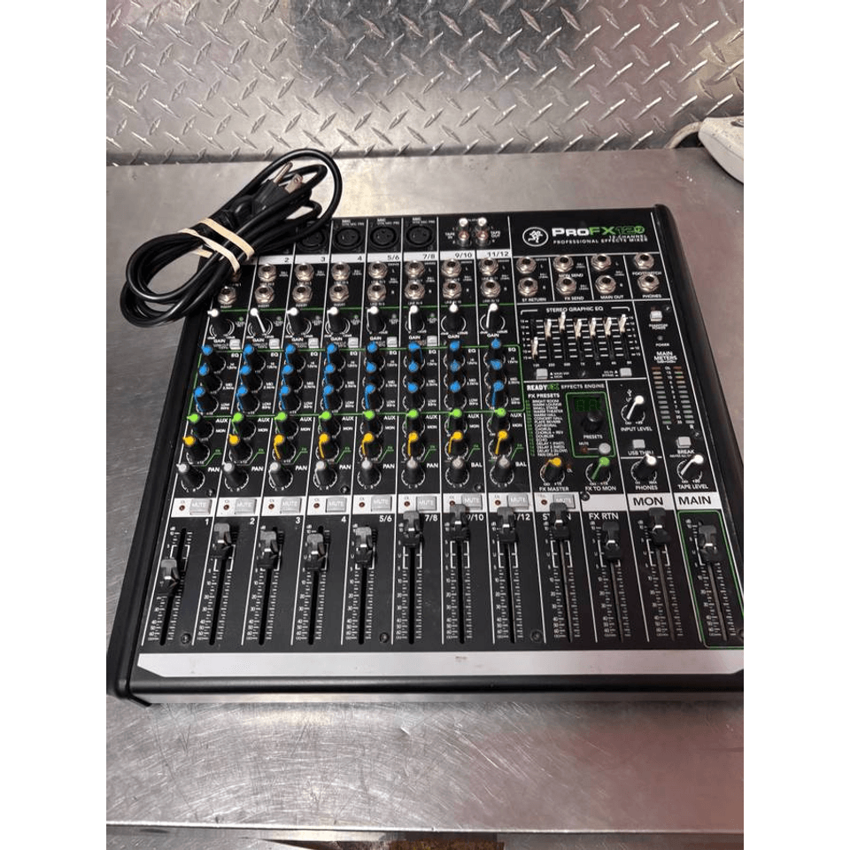 MACKIE PROFX12 PROFESSIONAL 12-CHANNEL MIXER
