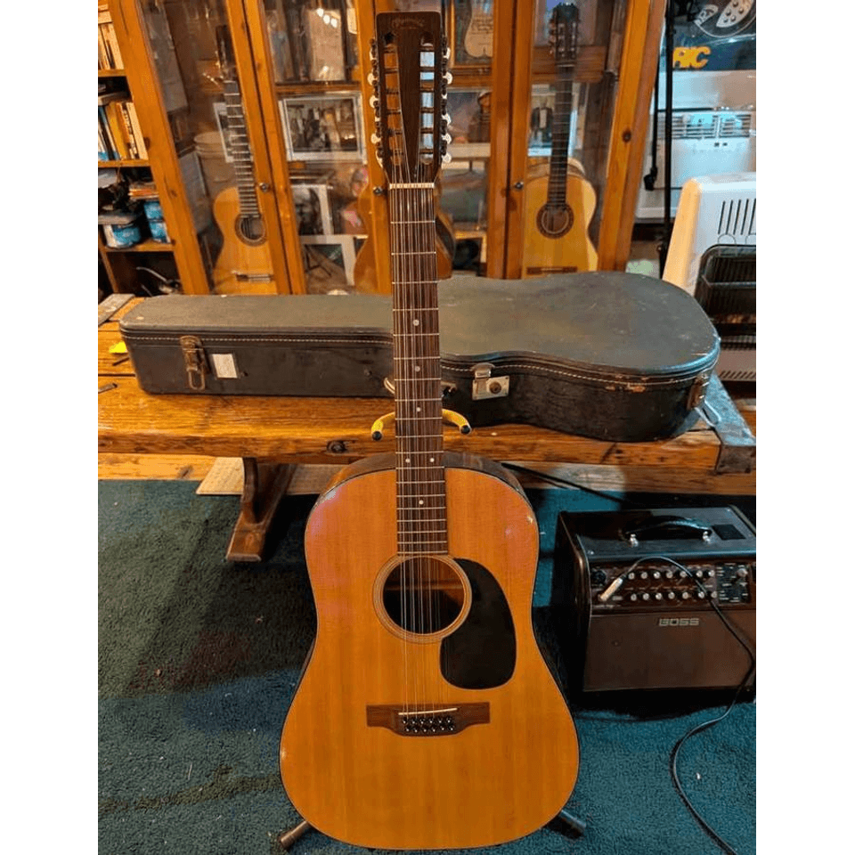 1971 Martin D12-20 12 String Guitar w/Original Blue "Steal Me" Case