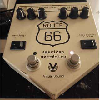Visual Sound Route 66 Compressor and Overdrive Pedal '90s image 3