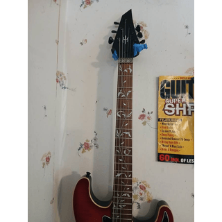 For sale or trade pink flame top with locking tuners and humbucker image 3