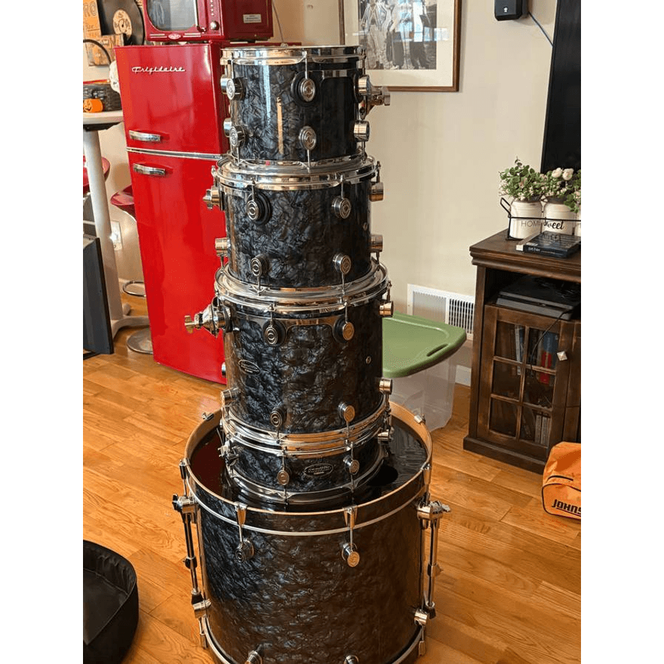 PDP CX series drums,  hardware, cases, cymbals