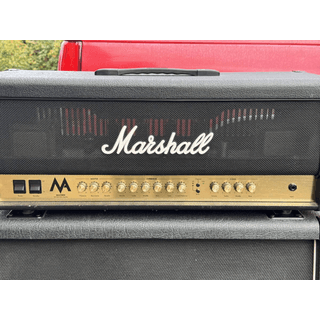 Marshall MA100H 100 watt amp head and JCM 900 1960A 4x12 Cabinet Half image 4